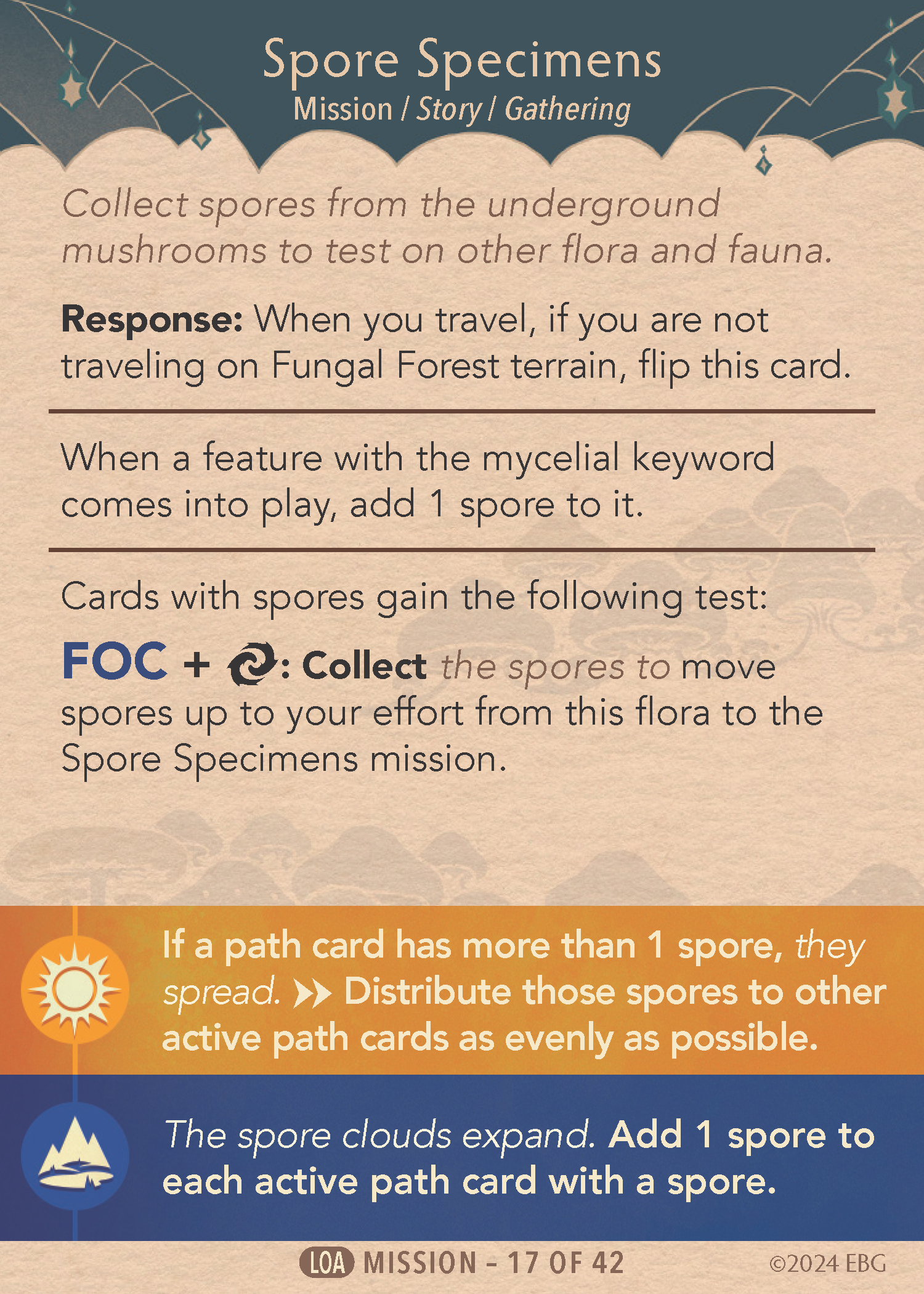 LoA Mission Set Card 17 of 42